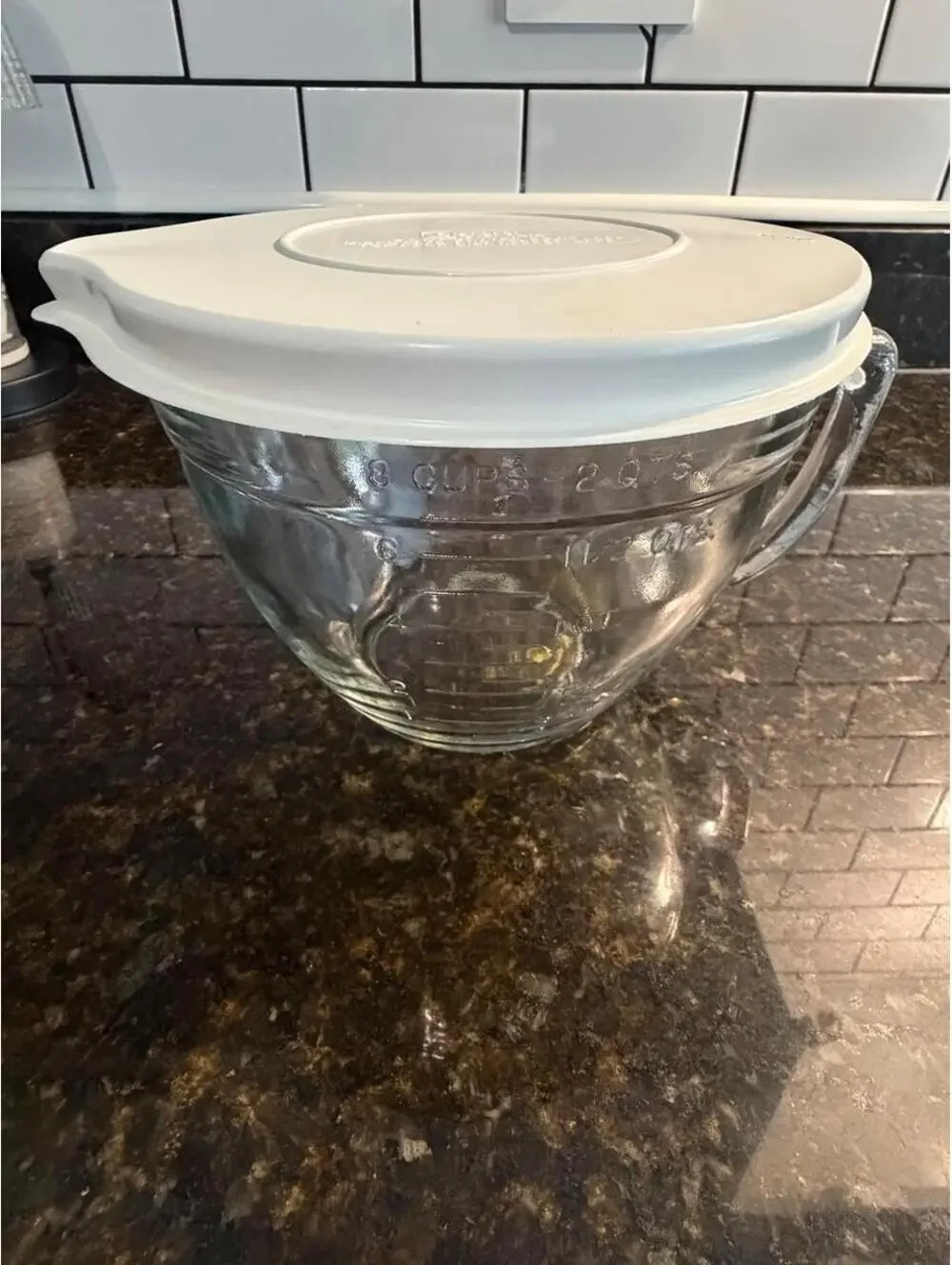 Anchor Hocking Batter Bowl Glass 8 Cup mixing bowl